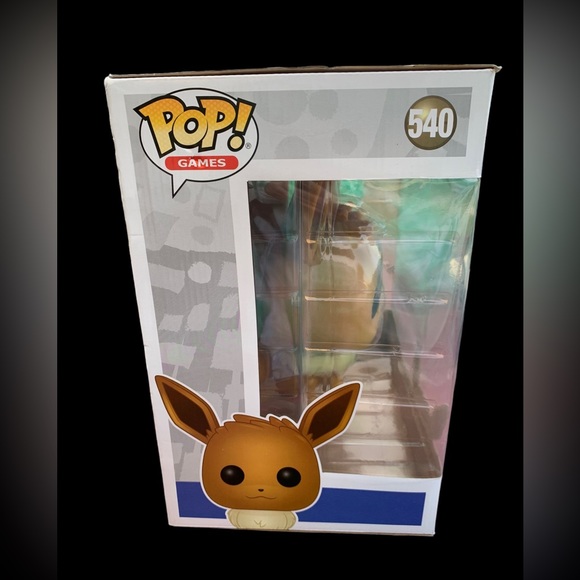 Vaulted 2019 Target Exclusive Pokemon Eevee 10inch Funko Pop New in Box - Picture 6 of 8